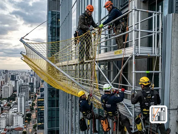 Rehabilitar una fachada sin andamios con trabajo vertical