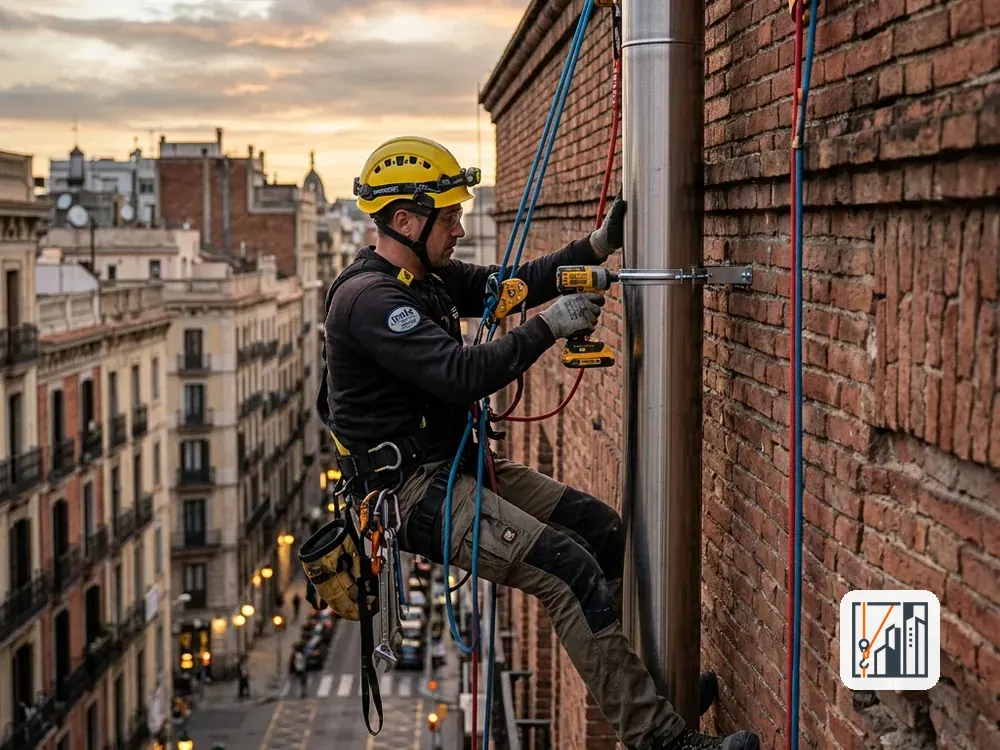 Instalación de salidas de humo en Málaga
